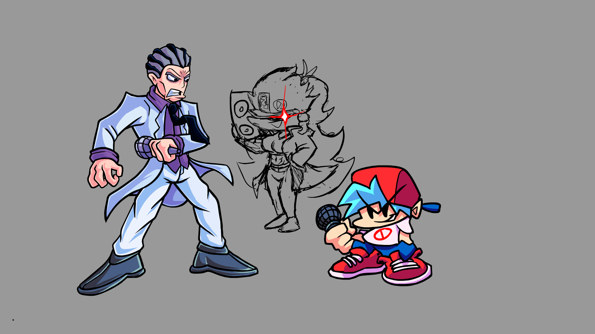 Kosaku Kawajiri (Bites the Dust) Idle Animation